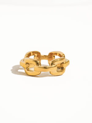 Brooklyn Gold Stack Braided Non-Tarnish Ring