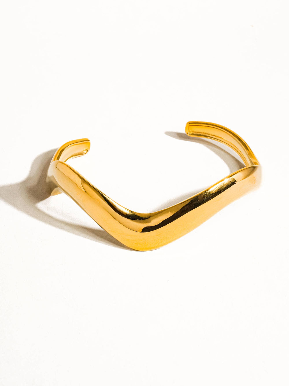 Gold Plated & Non Tarnish V Shaped Bangle