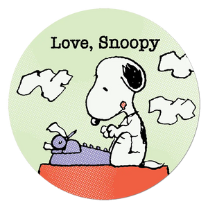 Love Snoopy Typewriter - Die-Cut Sticker (Bookish, Writer)