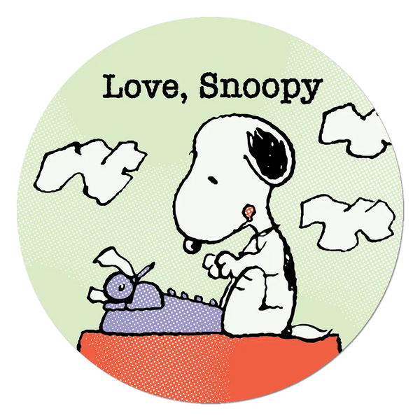 Love Snoopy Typewriter - Die-Cut Sticker (Bookish, Writer)