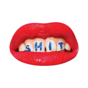 Shit by Toiletpaper - Die-Cut Sticker (Lips)
