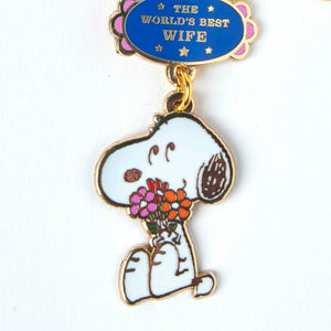 Peanuts World's Best Keyring Wife