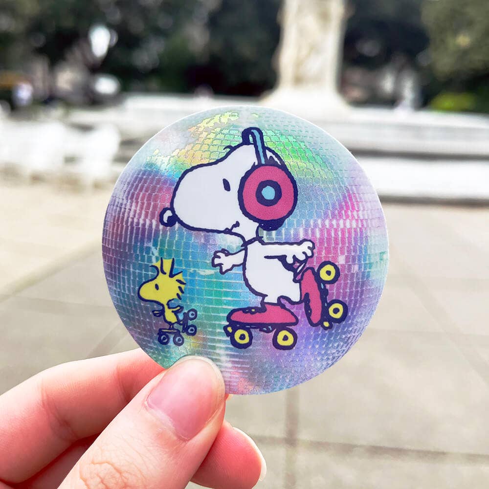 Roller Buds: Snoopy & Woodstock - Die-Cut Sticker