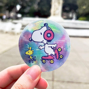 Roller Buds: Snoopy & Woodstock - Die-Cut Sticker