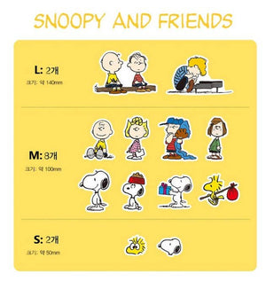 Peanuts Snoopy Deco Variety Stickers – 12 Pack