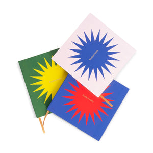 Helio Ferretti Notebook Green & Yellow Random Notes Notebook