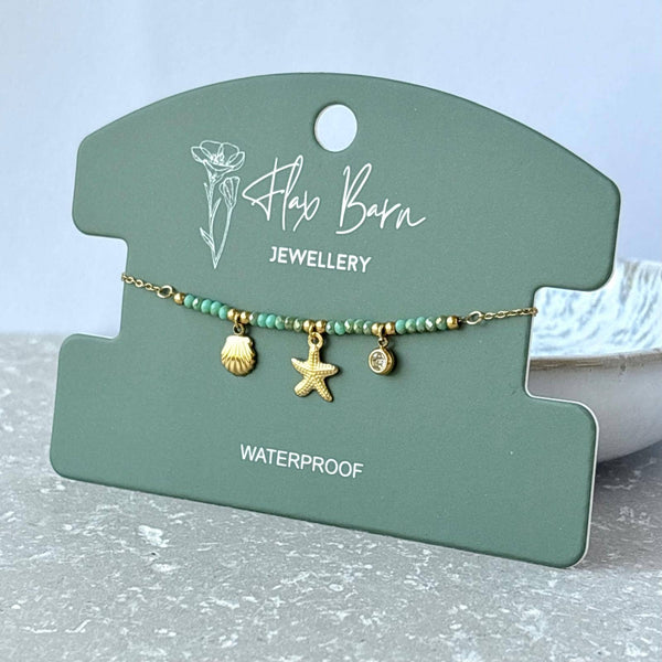 Tarnish Resistant Seafoam Bracelet