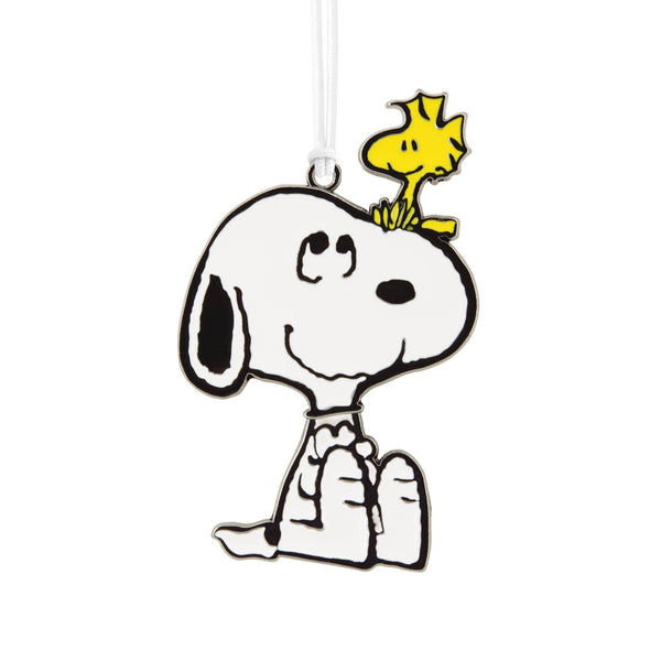 Peanuts™ Moving Metal - Snoopy & Woodstock Ornament