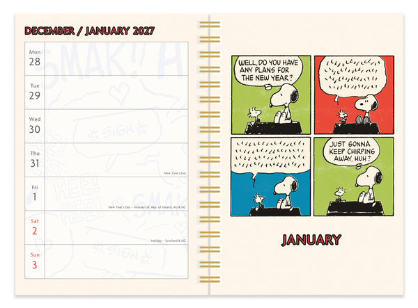 Peanuts 2027 A5 Wiro Diary