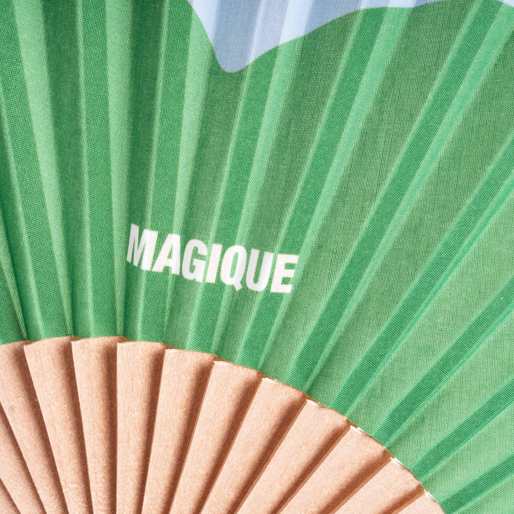 Flower Fan - Green