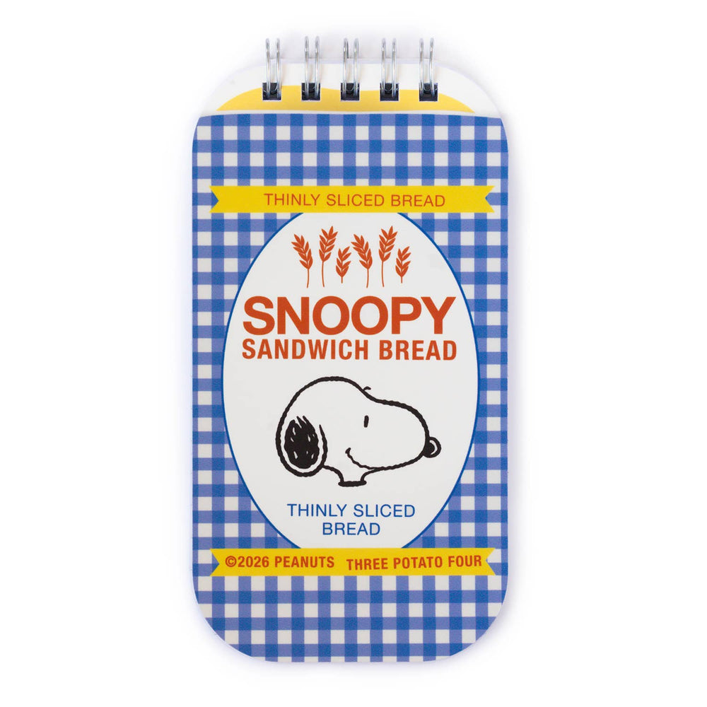 3P4 x Peanuts® Grocery - Snoopy Bread Mini Notebook