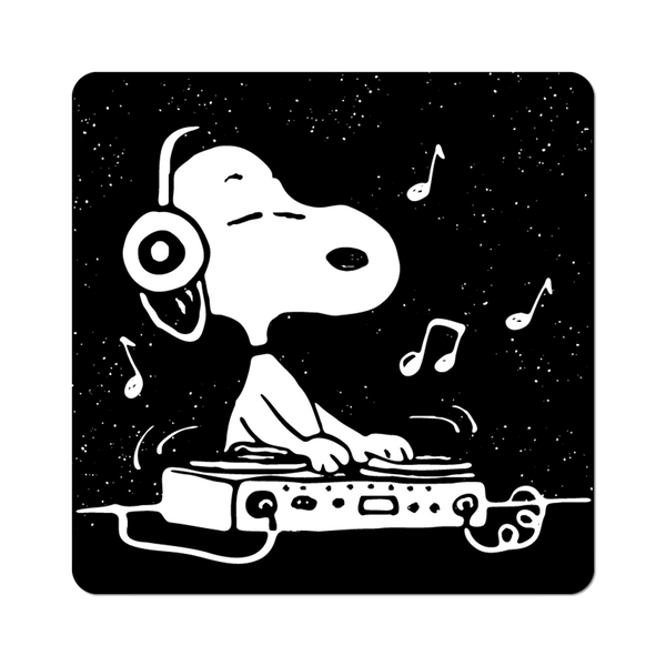 DJ Snoopy - Die-Cut Sticker