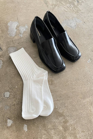 Her Socks - Mercerized Combed Cotton Rib