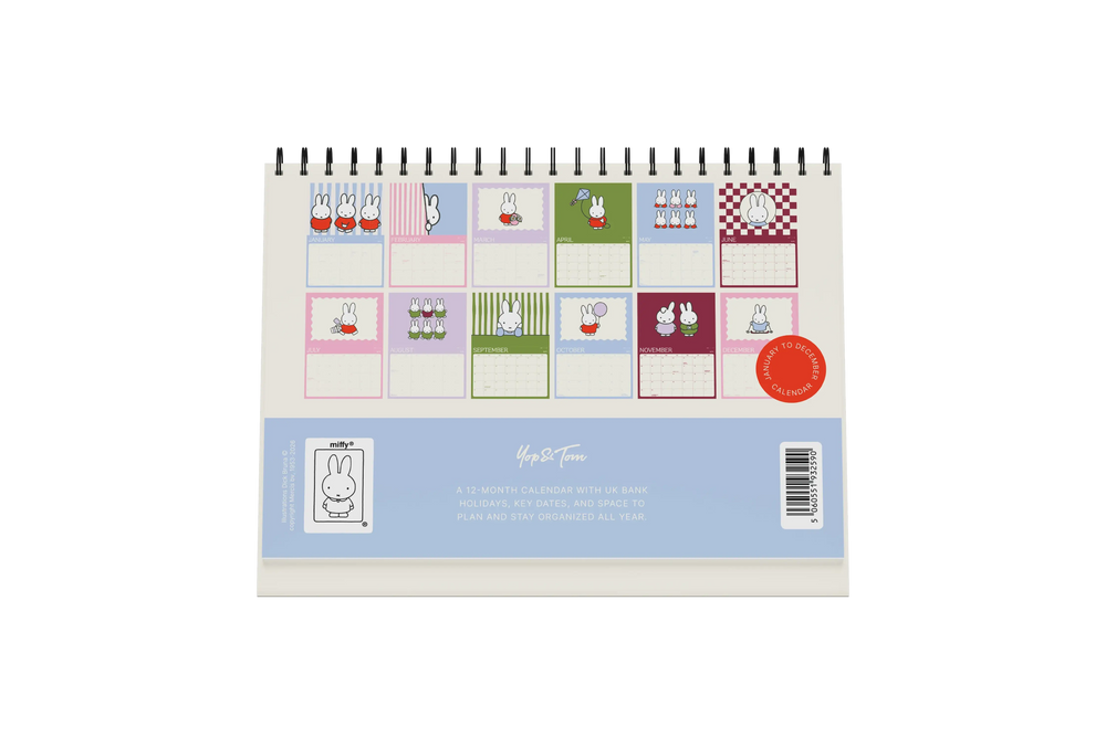 Miffy 2027 Desk Calendar - A5 - Studio Edition