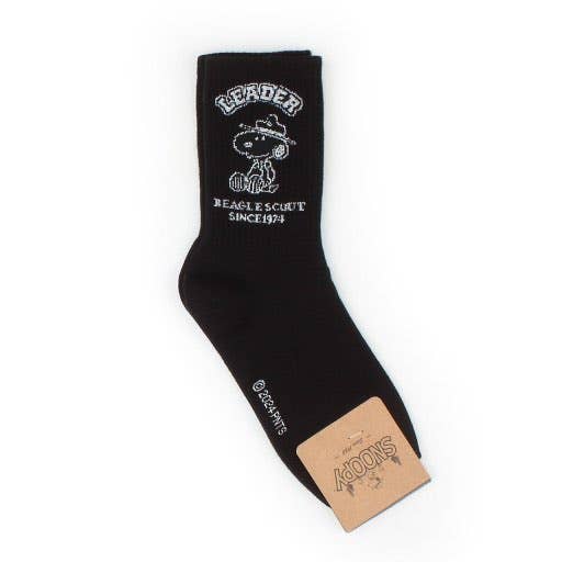 Peanuts Snoopy Scout 50th Celebtate Crew Ankle Socks-