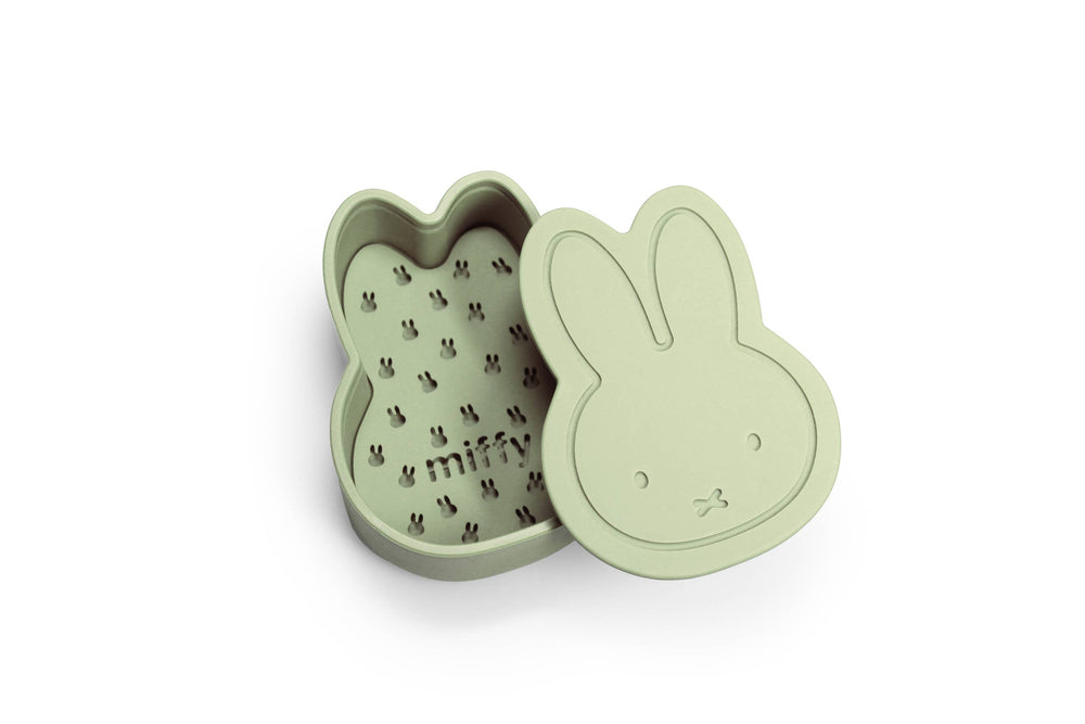 Miffy Silicone Soap Travel & Storage Box - Eucalyptus Green