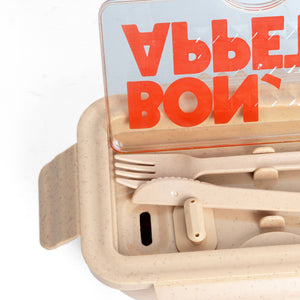 Helio Ferretti Bon Appetit Lunch Box - Beige