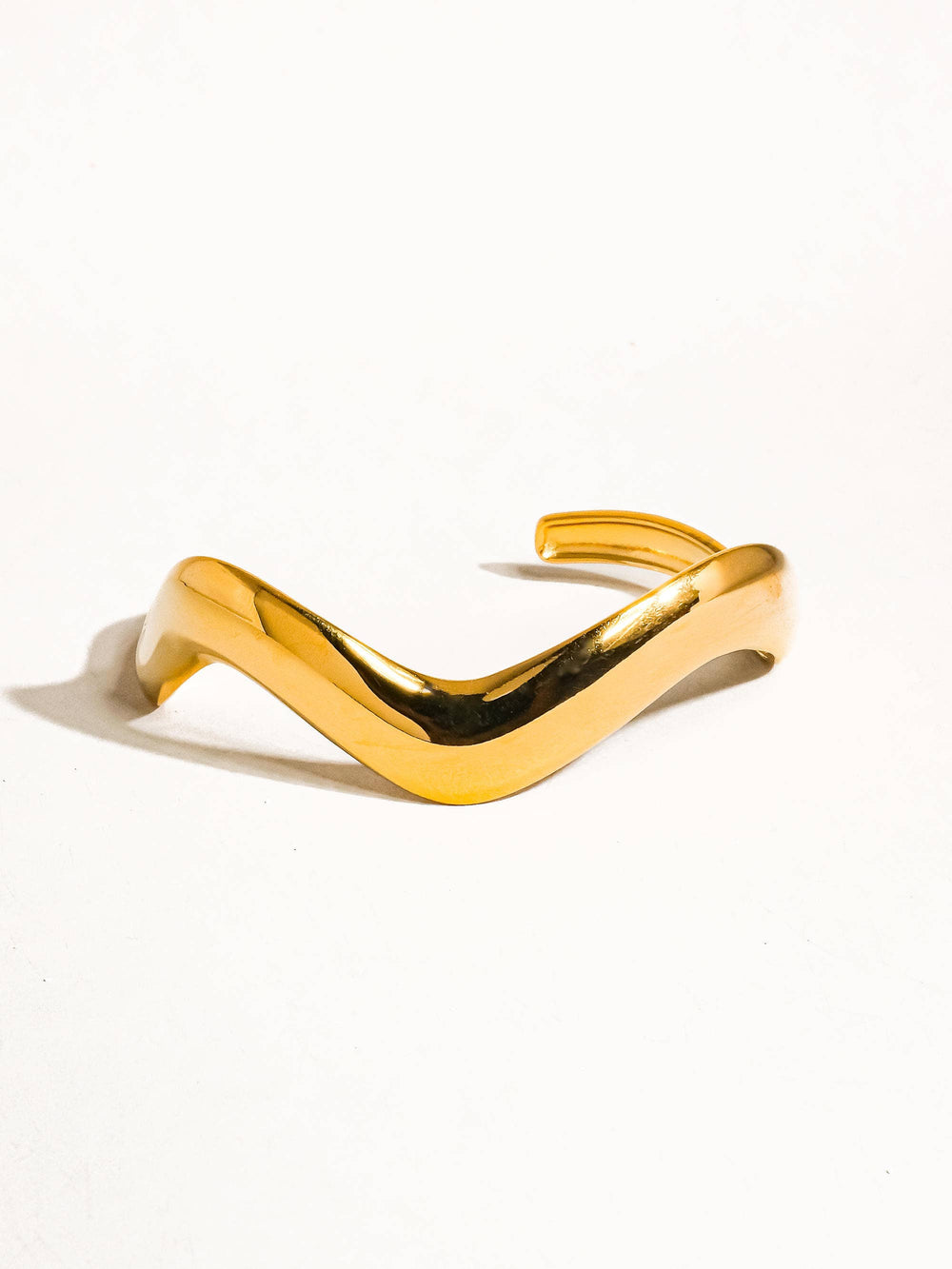 Gold Plated & Non Tarnish V Shaped Bangle
