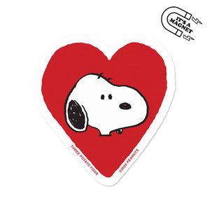 3P4 x Peanuts® - Snoopy Heart Bumper Magnet