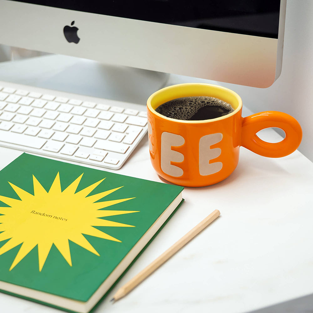Helio Ferretti Notebook Green & Yellow Random Notes Notebook