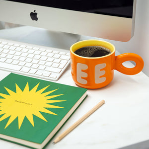 Helio Ferretti Notebook Green & Yellow Random Notes Notebook
