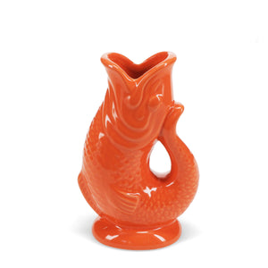 Ceramic Fish Orange Vase