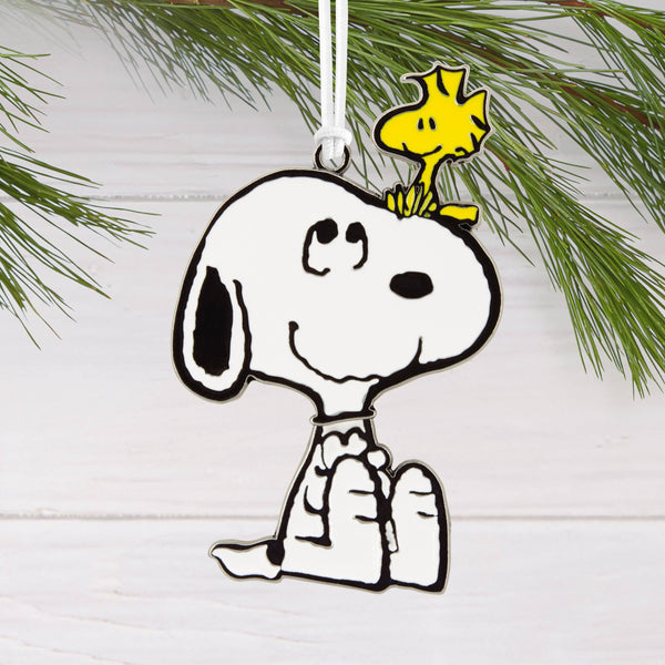 Peanuts™ Moving Metal - Snoopy & Woodstock Ornament