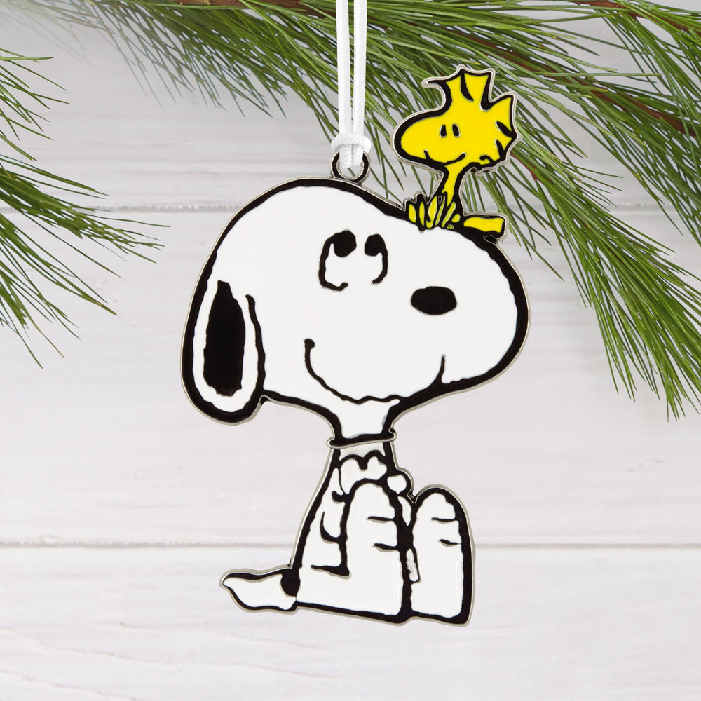Peanuts™ Moving Metal - Snoopy & Woodstock Ornament