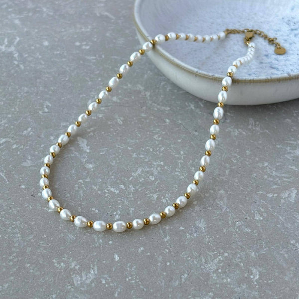 Tarnish Resistant Freshwater Pearl Necklace