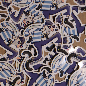 Sneaky Fella Waterproof Sticker