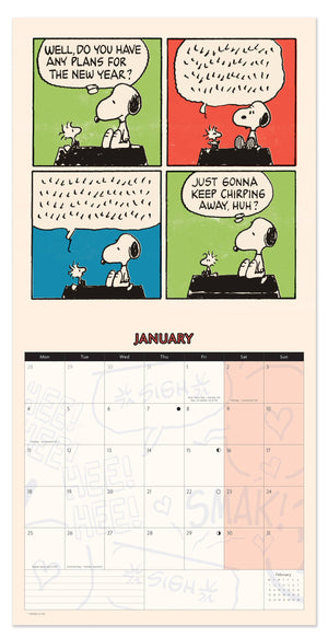 Peanuts 2027 Square Calendar