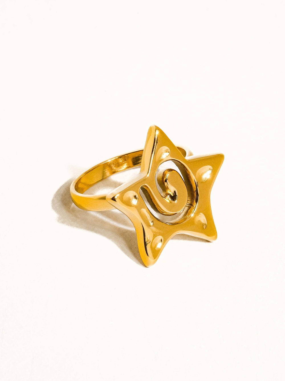 Gold Plated & Non Tarnish Star Ring