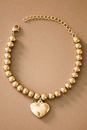 18K Gold PVD Plated Waterproof Stainless Steel Chain Bracelet