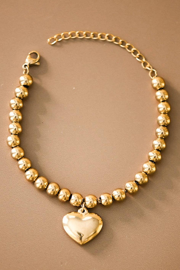 18K Gold PVD Plated Waterproof Stainless Steel Chain Bracelet