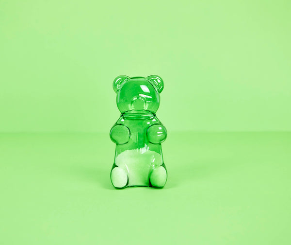 Glass Gummy Bear Sugar Bowl
