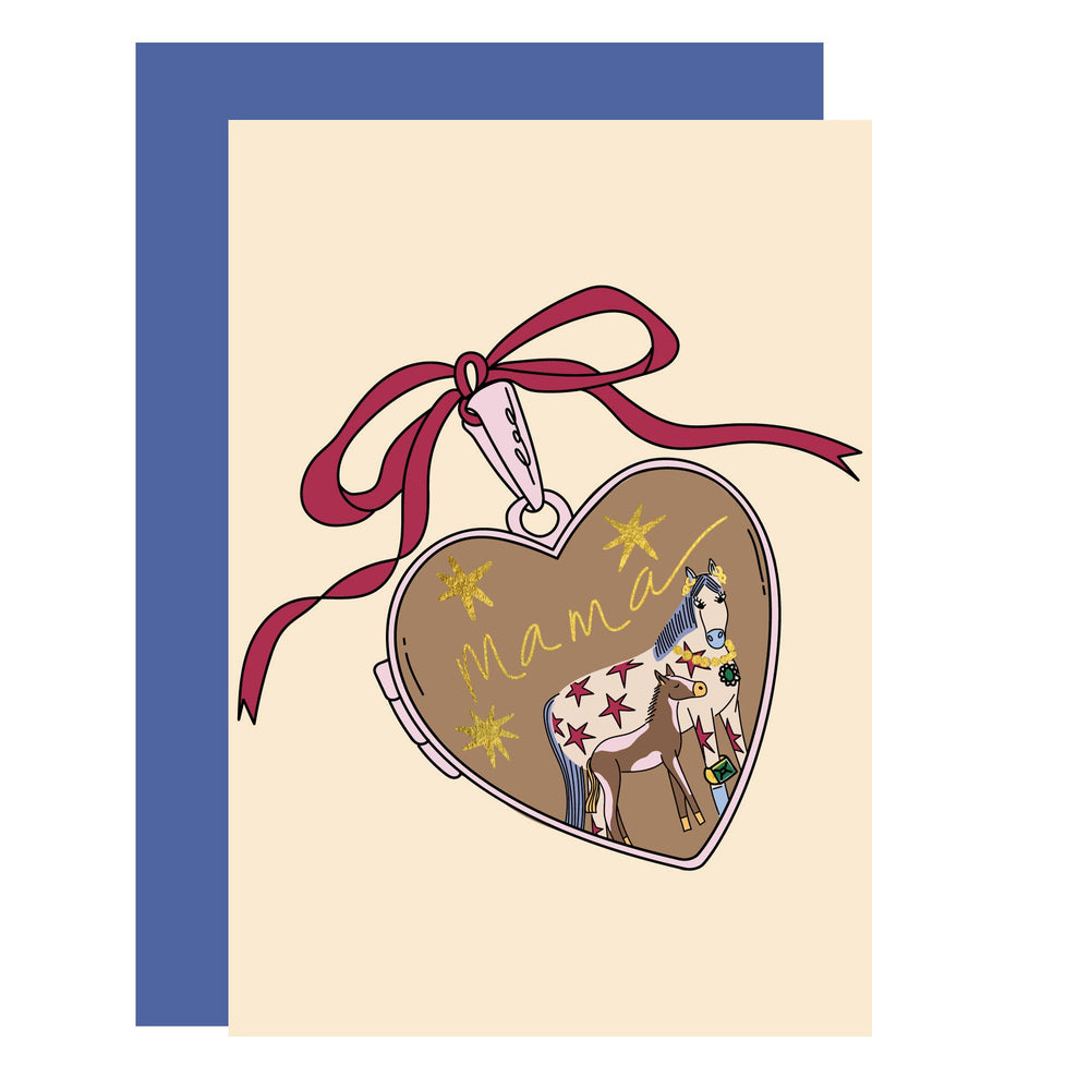 Mother's Day - Mama locket, for mum, for her cards