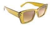Chloe Kiwi Rectangular Sunglasses