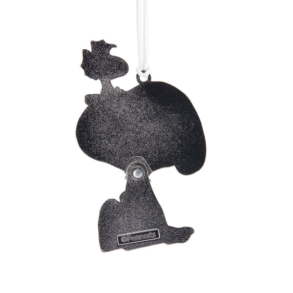 Peanuts™ Moving Metal - Snoopy & Woodstock Ornament