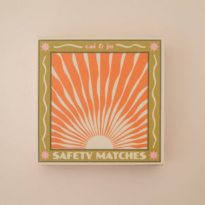 Wavy Sunrise Matchbox