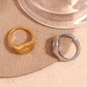 North Star Signet Ring
