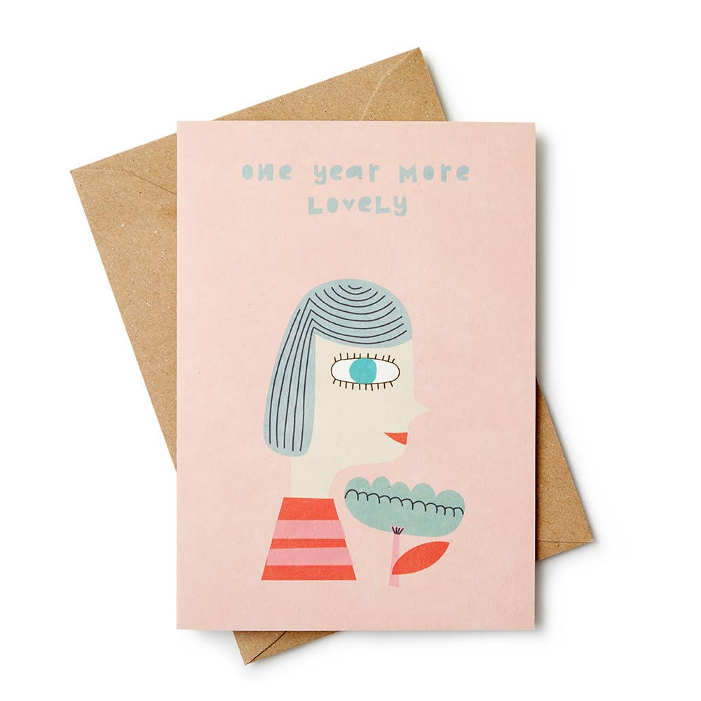 One Year More Lovely Card