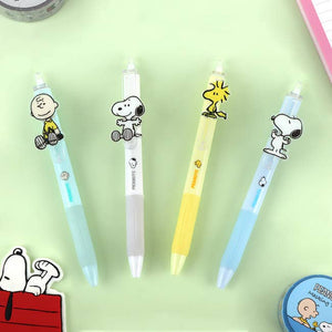 Peanuts Chracters Clip Ballpoint Pen 0.5mm Black