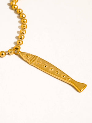 Non-Tarnish Vintage Fish Necklace
