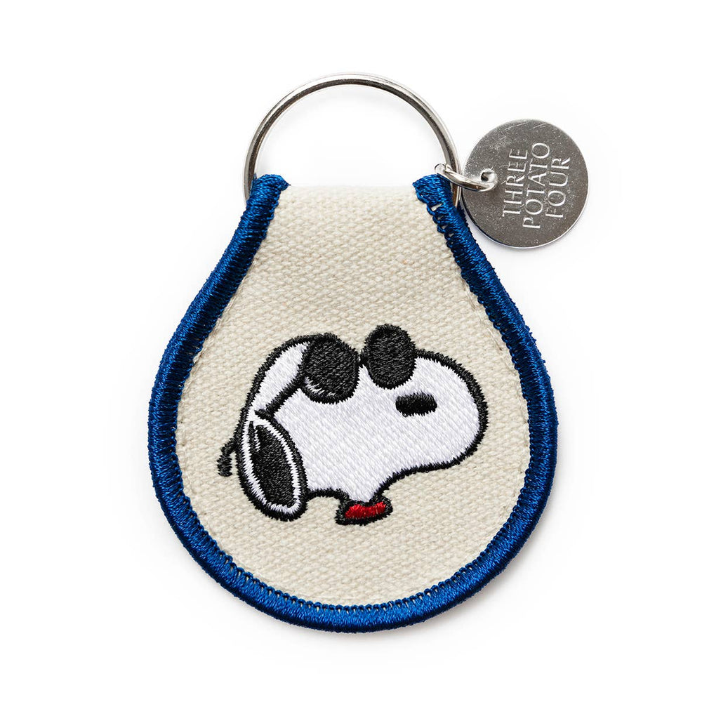 Joe Cool Snoopy Embroidered Keychain