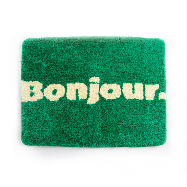 Helio Ferretti Bonjour Collective Bath Mat - Green