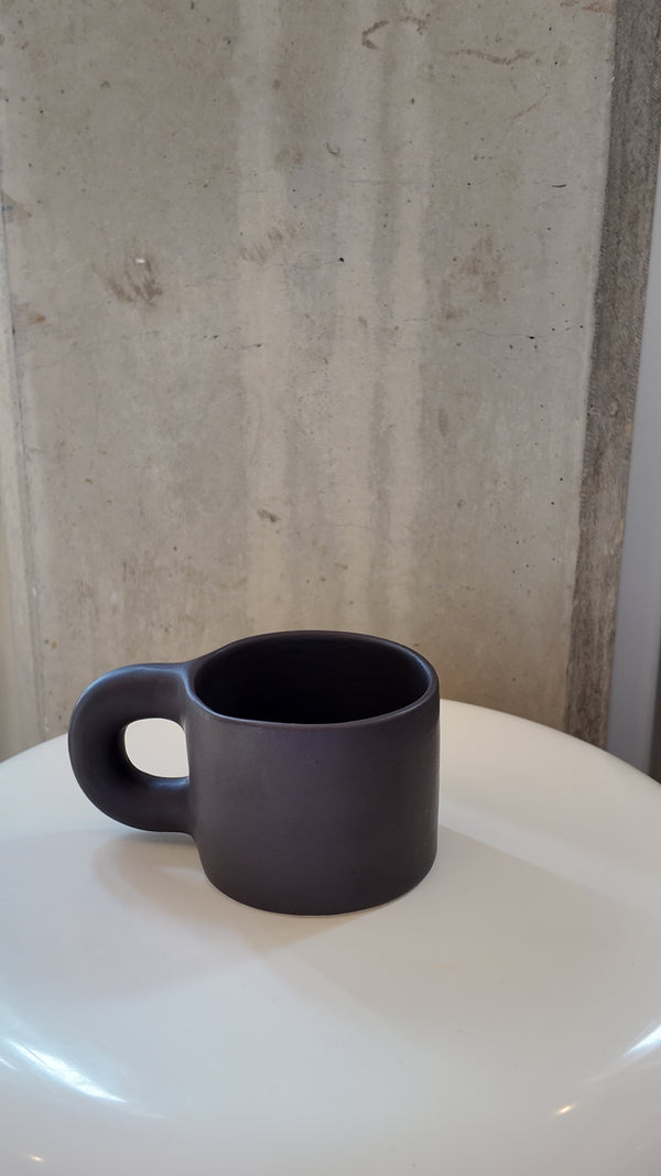 Dark Brown Chunky Handmade Matte Mug