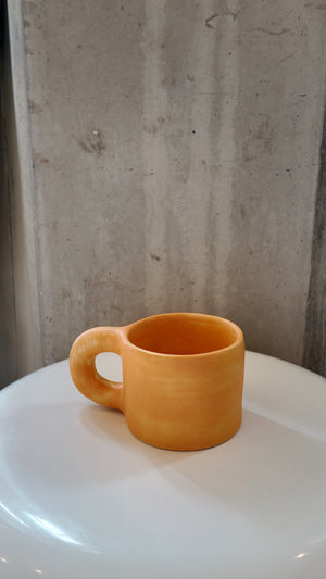 Orange Chunky Handmade Matte Mug