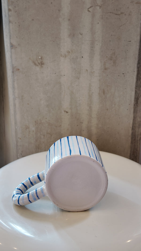 Blue Smiley Face Mug