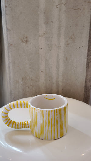 Yellow Smiley Face Mug