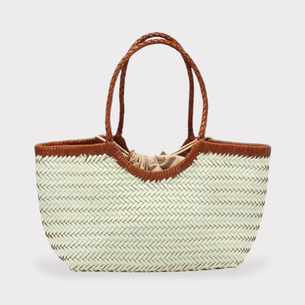 Handwoven U Shape Leather Bag